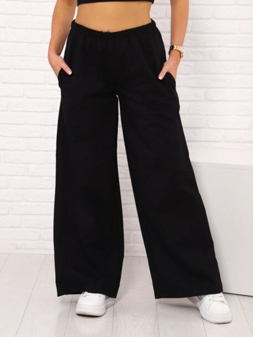 Брюки палаццо на резинке, Арт. 812