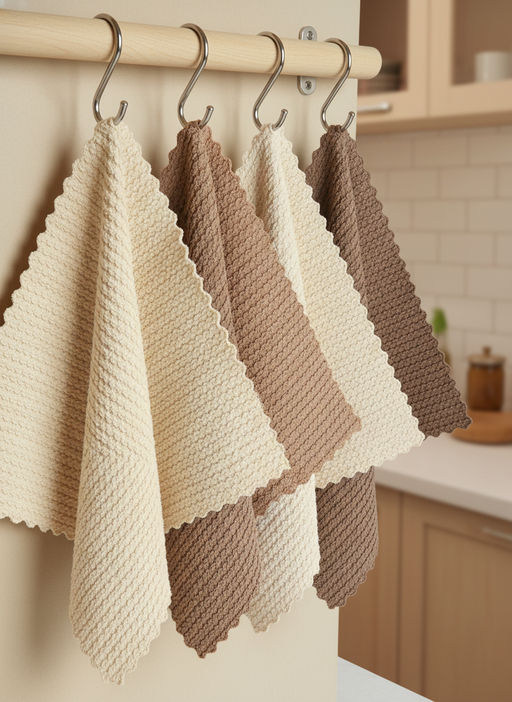 Набор салфеток из микрофибры 30*30 см, 4 шт OLS-140-12