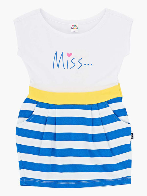 Платье для девочки UD 3314 синий - Mini maxi фото 5