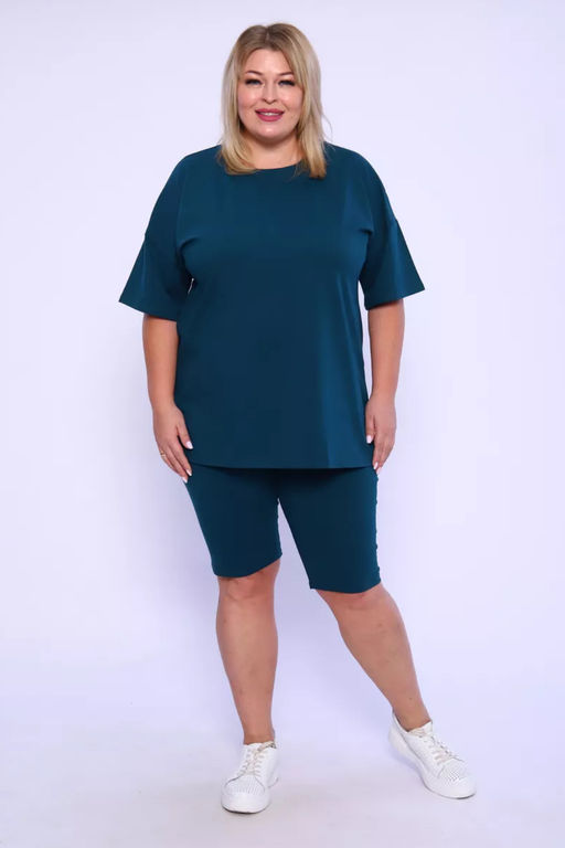 Костюм спортивный футболка и велосипедки КЖ-002