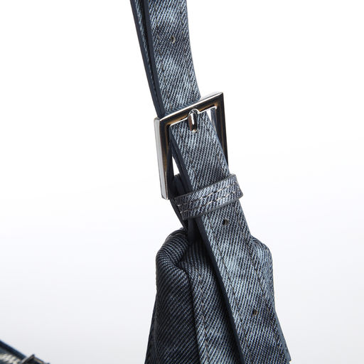 Сумка женская, багет, на молнии, цвет синий - Simaland фото 5