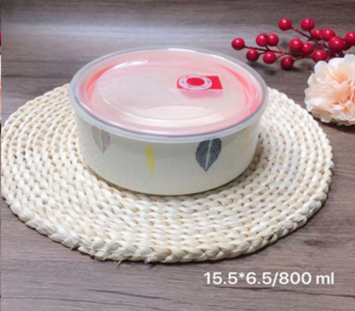 Контейнер-салатник с крышкой 800 мл / A-590 /уп 14/ Фарфор - ГалеонТрейд фото 2