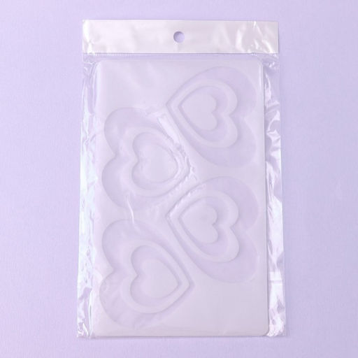 Цена за 4 шт. Форма для шоколада Сердцем к сердцу, силикон, 4 ячейки, 19?11.5?0.3 см, прозрачная - Simaland фото 4