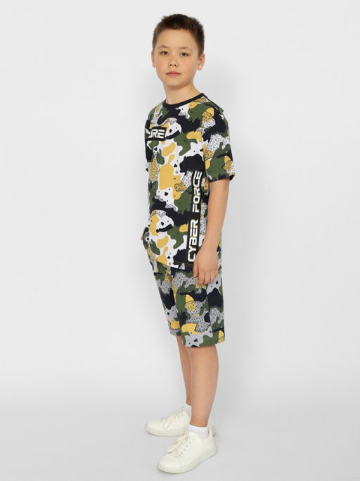CRB wear / CSJB 63562-35-374 Футболка для мальчика,хаки/Ex.Cherubino  фото 3