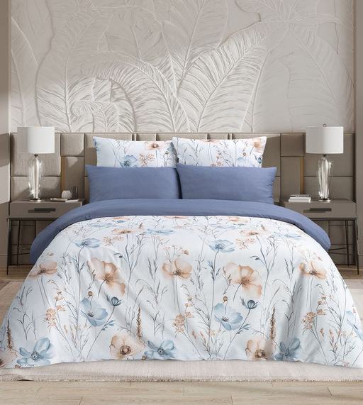 Постельное белье Вилора Евро (простыня на резинке 180*200 см) + 4 наволочки