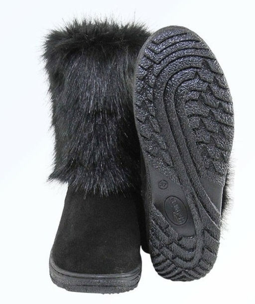 Сапоги Унты натуральная замша, натуральная овчина короткие с замком, пушистые,