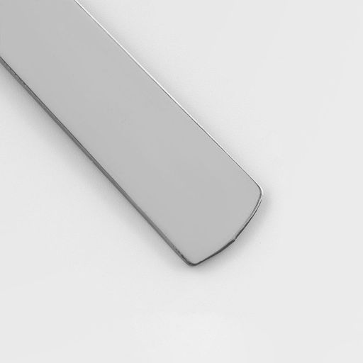 Цена за 3 шт. Нож столовый из нержавеющей стали Доляна Нордик, длина 20,2 см, толщина 2 мм, цвет серебряный  фото 3