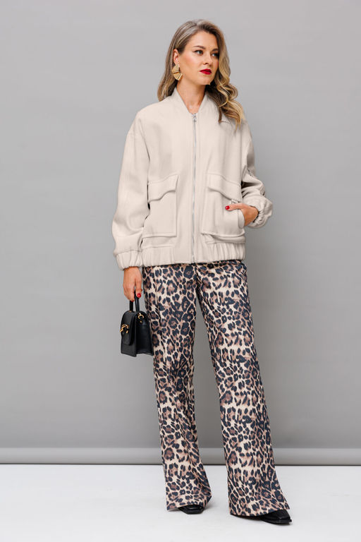 Бомбер KOKOdea 7.12.1 бежевый фото 5