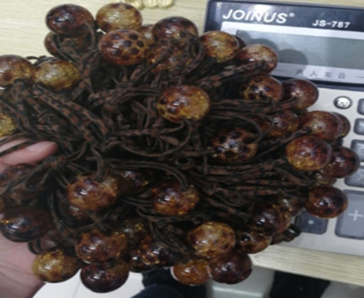 Резинка для волос / GTT-11 /уп 100/леопардовый принт