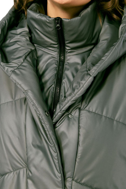 Пальто Diamant 2128 серый фото 4