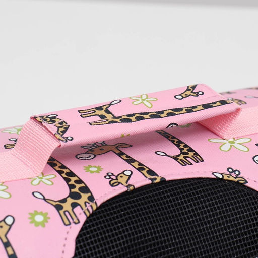 Сумка-переноска каркасная Жирафы, размер M, 40 х 21 х 27 см - Пижон фото 8