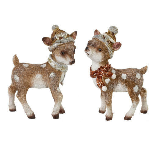 Фигурка декоративная "Олень", L13 W6 H18 см, 2в.
