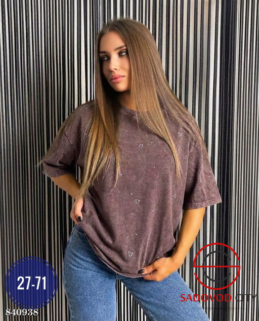 Футболка женская из хлопка