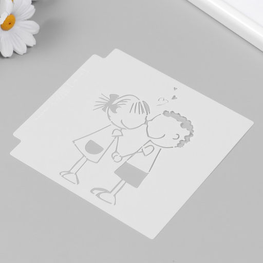 Трафарет пластик «Малыши», набор 6 шт., 13×13 см