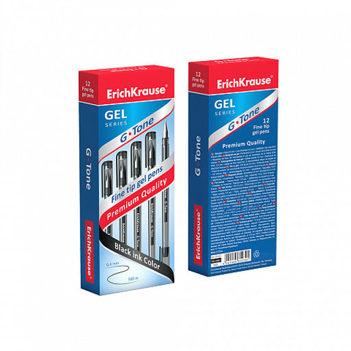 Цена за 12 шт. Ручка гелевая ErichKrause G-Tone Stick Original 0.5, цвет чернил зеленый (в коробке по 12 шт.)