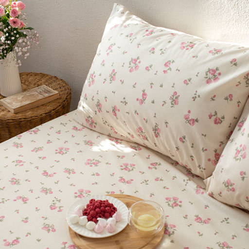 КПБ Чистый хлопок, 2,0 спальный с простыней на резинке, наволочки 50х70, поплин, 100% хлопок, Сердечки ВБ Пододеяльник 177х215; простыня 160х200х25; наволочка 50х70 (2шт) 2,0 спальный с простыней на резинке 160х200х25 - Традиция фото 7