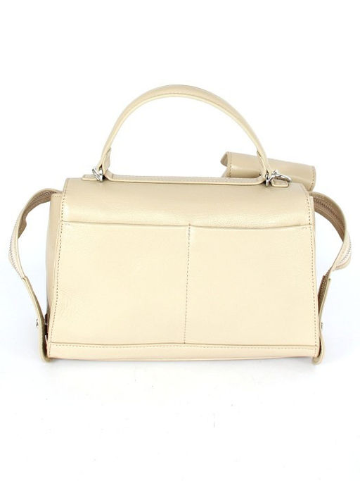 Сумка женская натуральная кожа GU 2033-6637, 1отд+еврокарман, плечевой ремень, бежевый SALE 265822 - Adelia фото 2