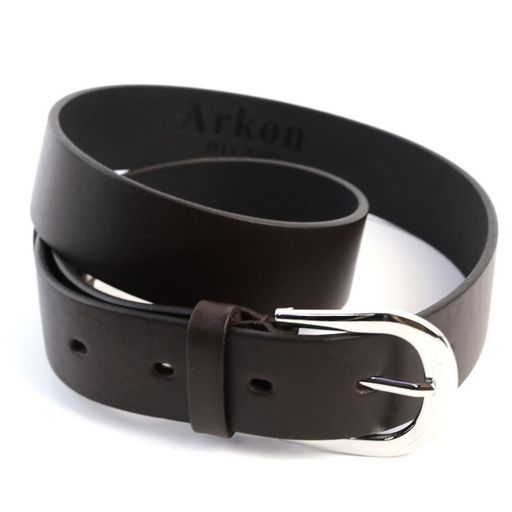 Женский кожаный ремень Arkon Milano ZKM 352 Коричневый