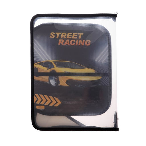 Папка для труда, А4, пластиковая, 23×32.5×2.5 см «Тачка»