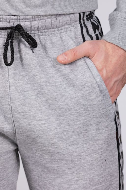Брюки спортивные 
 3.MA154B-серый-светлый