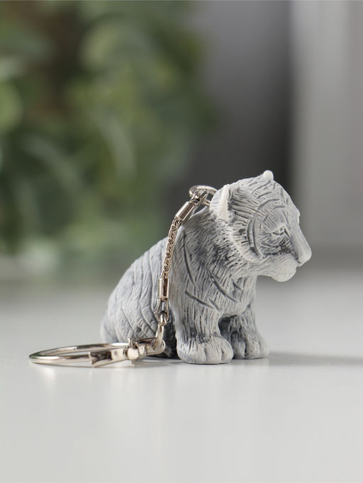 Брелок "Тигренок сидящий 2", 3,7см