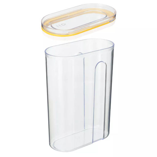 ЁМКОСТЬ ДЛЯ СЫПУЧИХ ПРОДУКТОВ С КРЫШКОЙ (СЛАЙДЕРОМ) 1,5Л (Желтый) - Phibo фото 5