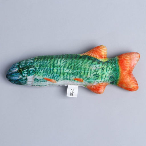 Игрушка для кошек с мятой Щука, 20 х 7,1 см - Пушистое счастье фото 2