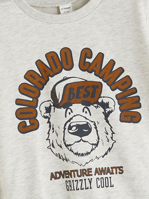 Bisiklet Yaka Erkek ?ocuk Sweatshirt