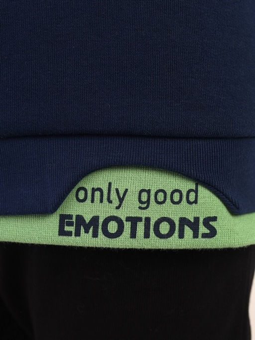 CRB wear / CWKB 63947-41 Толстовка для мальчика,темно-синий  фото 3