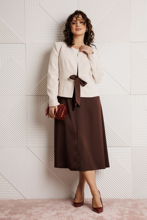 Костюм Mubliz 332 шоколад+беж