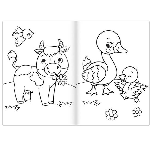 Цена за 2 шт. Раскраска «Наша ферма», 16 стр., формат А4