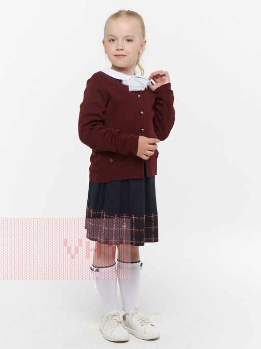 Жакет для девочек 193-7105 - Vay kids школа фото 4