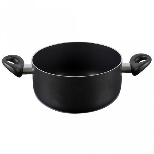 Kumir Кастрюля с антипригарным покрытием 4л, д24см, h9,9см, s2,5мм, штампованный алюминий, стеклянная крышка, бакелитовые ручки (Россия) - Домашняя мода фото 2