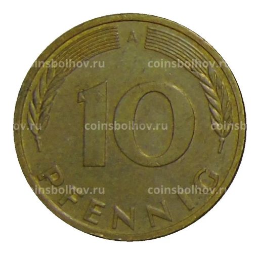 Монета 10 пфеннигов 1993 года A Германия