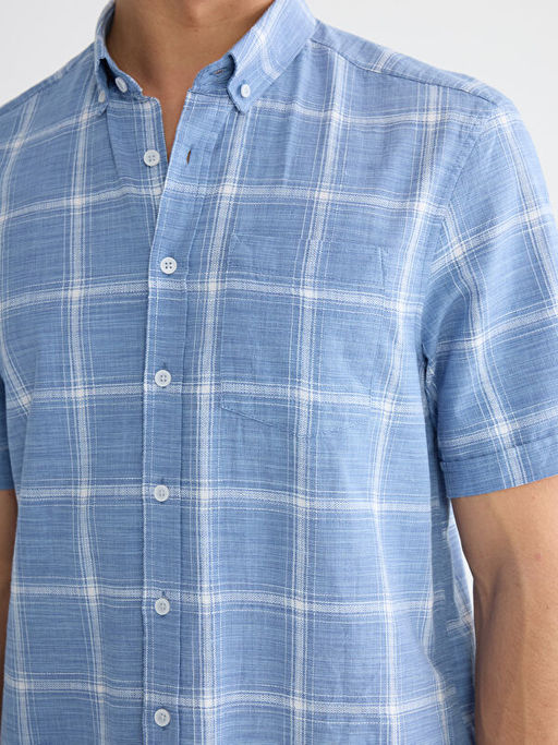 Regular Fit Kareli Erkek G?mlek