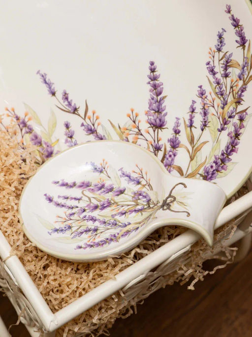 Подставка под ложку Душа прованса 15*11,5 см. высота=2,5 см 358-2047 - Арти-м фото 3