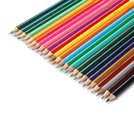 Цветные карандаши, 24 цвета, «Минни Маус и единорог»