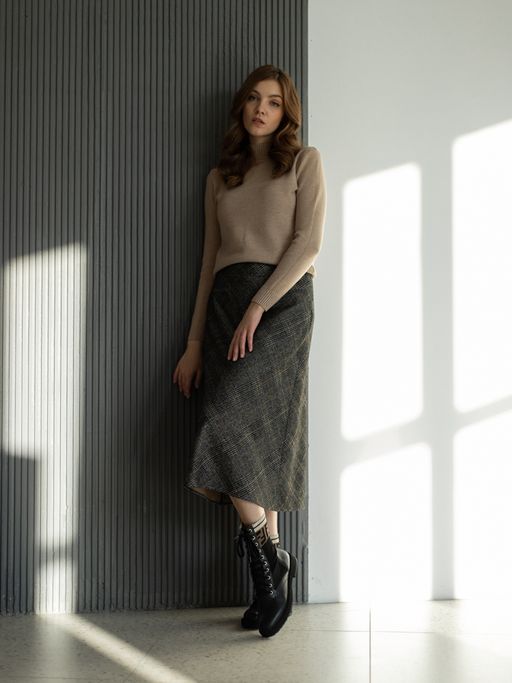 юбка в составе шерсть 761-0248 - Трика фото 5