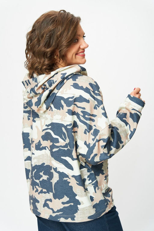 Худи Svetlana Style 3027 камуфляж