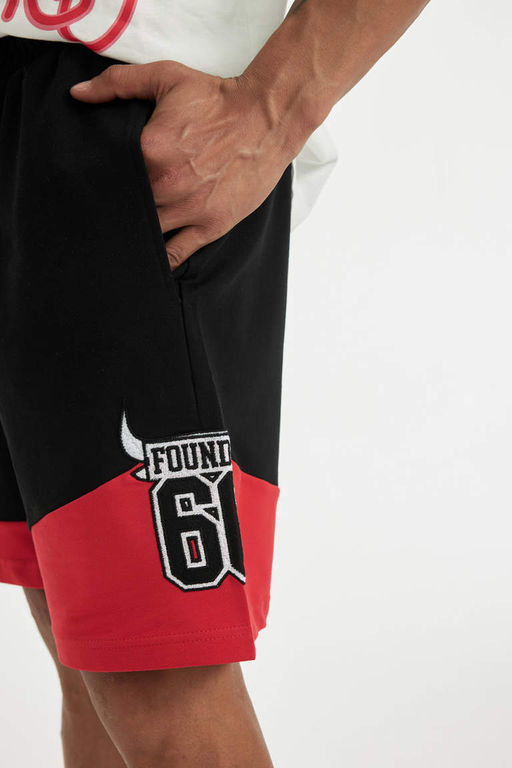 DeFactoFit Шорты прямого кроя стандартного кроя NBA Chicago Bulls  фото 4