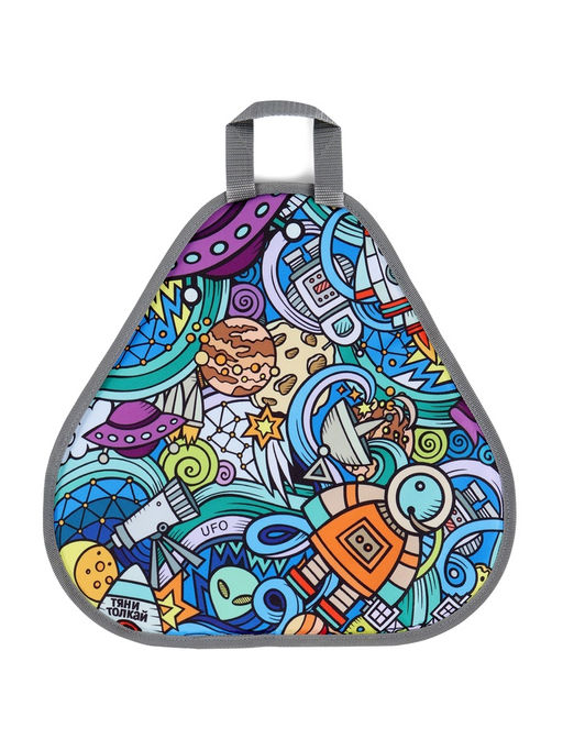 Ледянка мягкая Space, треугольная, цвет МИКС