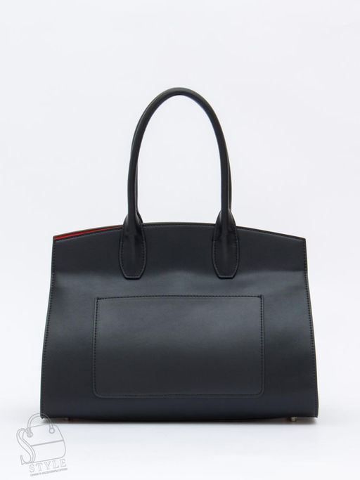 Сумка женская кожаная 1049M black Polina&Eiterou