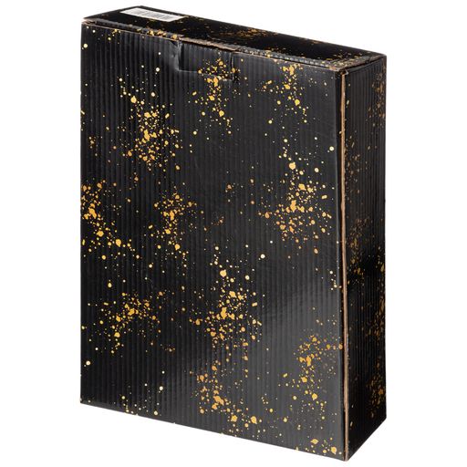 НАБОР ТАРЕЛОК ОБЕДЕННЫХ BRONCO MIDNIGHT GOLD 2 ШТ. 26,5*21*3,5 СМ (КОР=12НАБ.)  фото 2