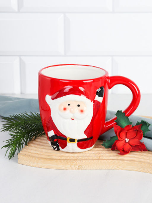 Кружка новогодняя 450 лм Дед мороз / NX249377-8 /уп 48/ 12,8х9,7х10 см - ГалеонТрейд фото 2