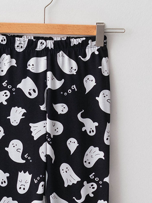 Bisiklet Yaka Bask?l? Uzun Kollu K?z ?ocuk Pijama Tak?m? - Waikiki фото 3