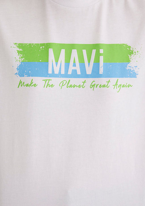 Make The Planet Great Again Bask?l? Tisort - Mavi фото 7