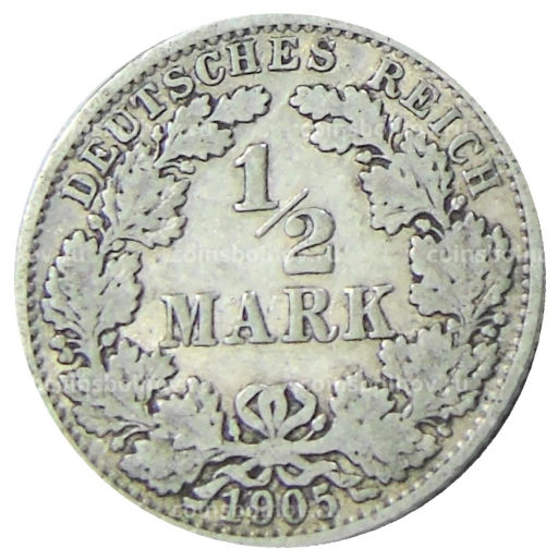 1/2 марки 1905 года A Германия