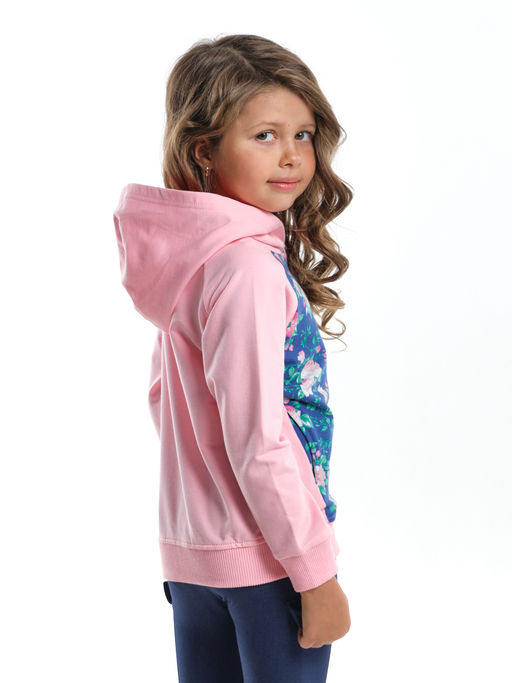 Толстовка для девочки UD 2309 розовый - Mini maxi фото 2