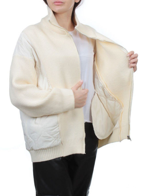 3155 MILK Куртка-кардиган женская (90% хлопок, 10% синтепон) - Fashion фото 7