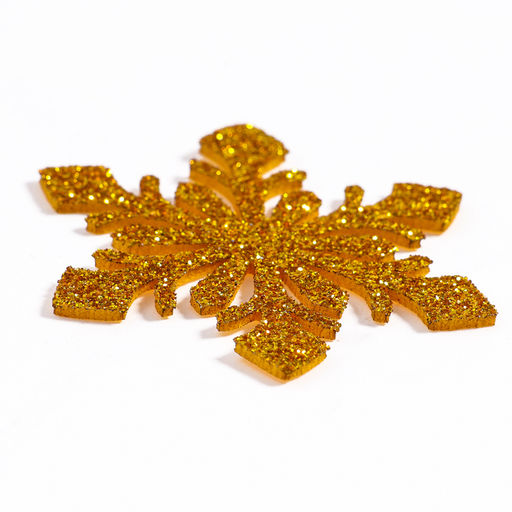 Новогодний декор «Снежинки», набор 9 шт., цвет МИКС